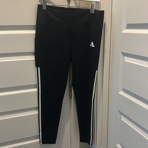 Adidas workout pants, size Lg